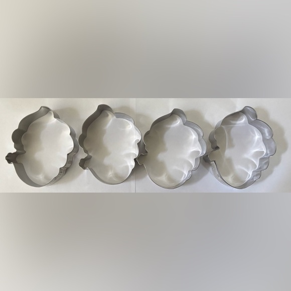 NWT Christmas cookie cutters 7 total bundle turkey ornament snowman metal - Picture 4 of 6